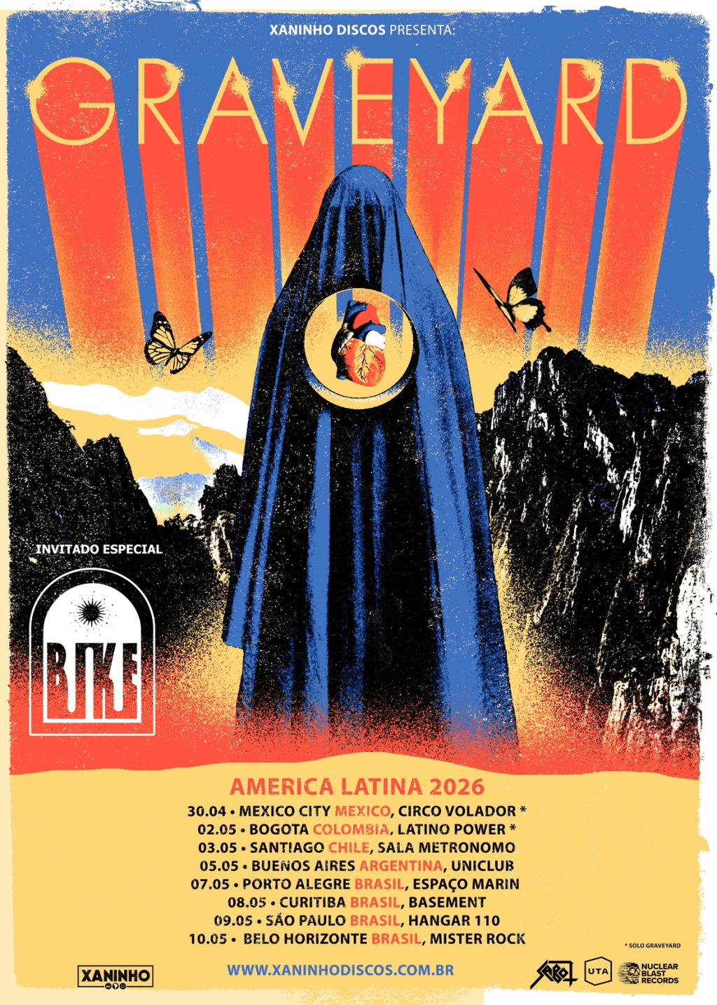 Suecos do Graveyard voltam ao Brasil com seu vintage hard rock para quatro shows em&nbsp;maio