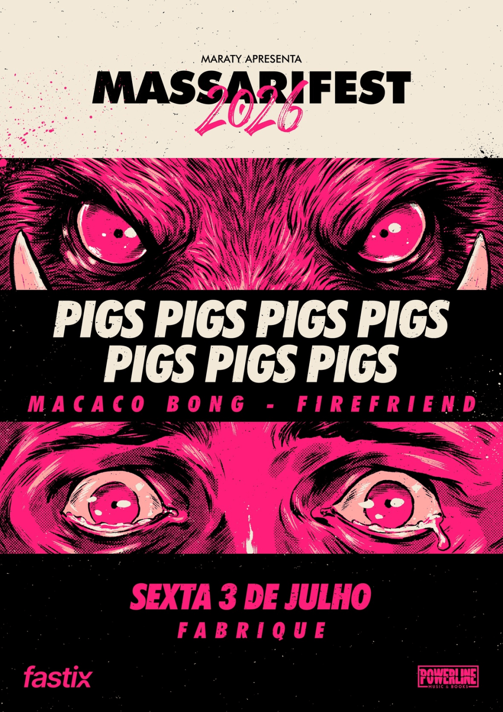 Massari Fest 2026 traz a pesada Pigs x 7 pela 1ª vez ao Brasil, com show único em São Paulo