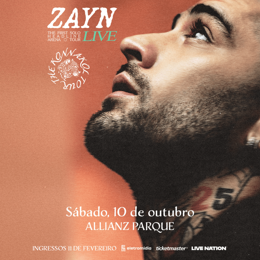 Zayn anuncia show no Brasil da turnê&nbsp;Konnakol