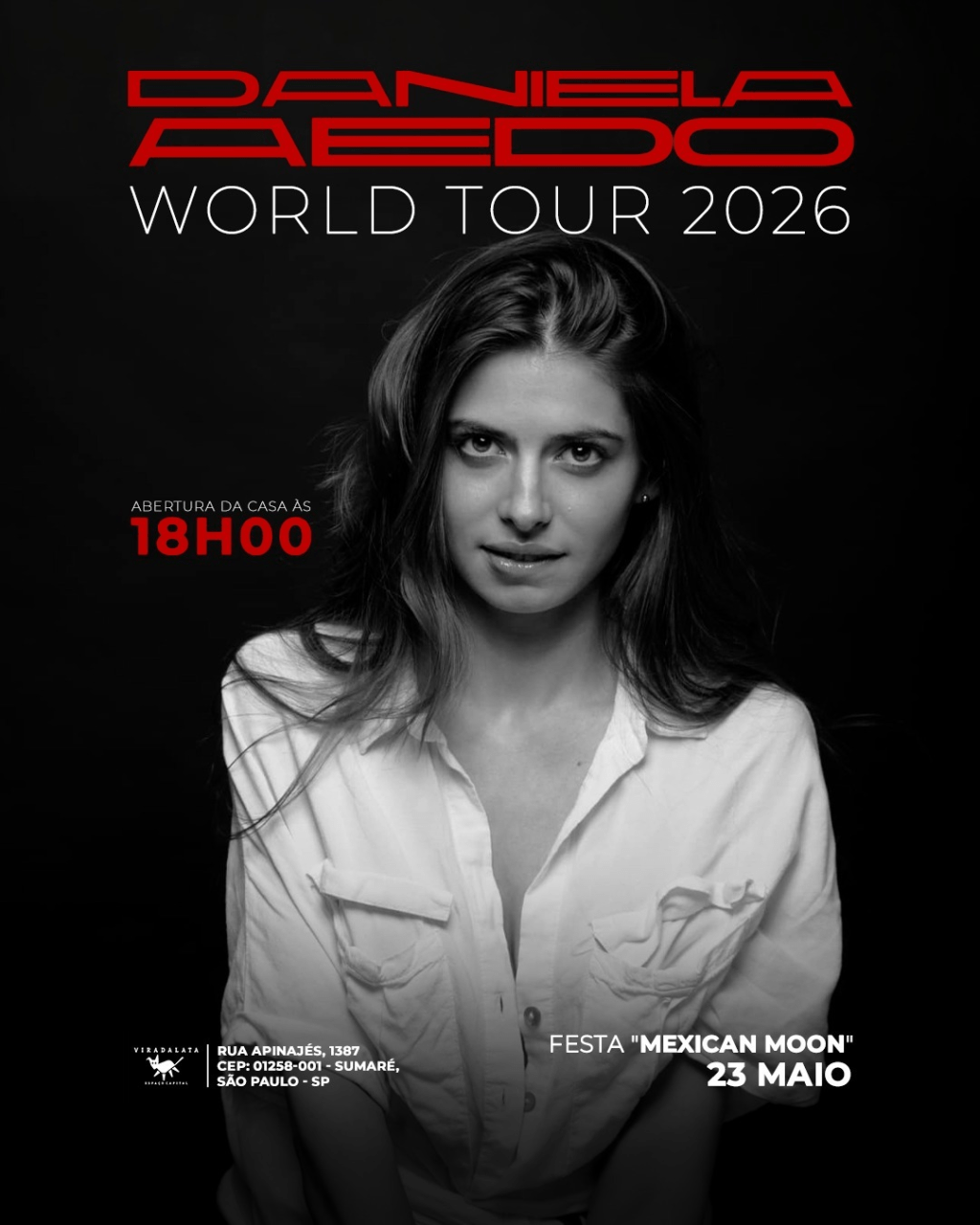 Mexicana Daniela Aedo retorna a São Paulo em noite dedicada à cultura&nbsp;latina