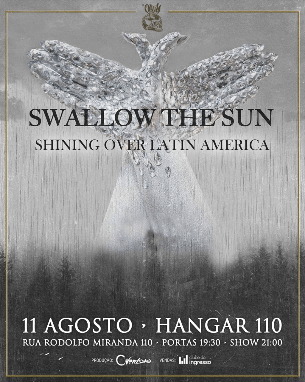Swallow the Sun volta a São Paulo com show do premiado álbum&nbsp;Shining