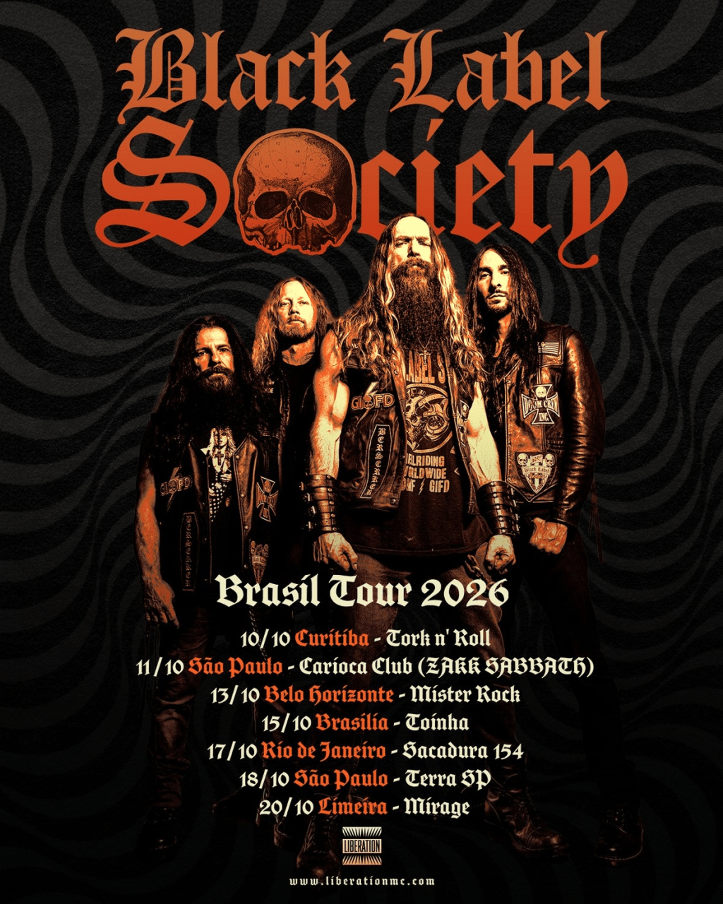 Black Label Society anuncia nova turnê no Brasil em&nbsp;outubro
