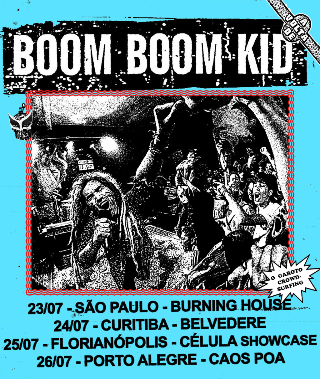 Boom Boom Kid, ícone do punk latino, faz quatro shows no Brasil em julho